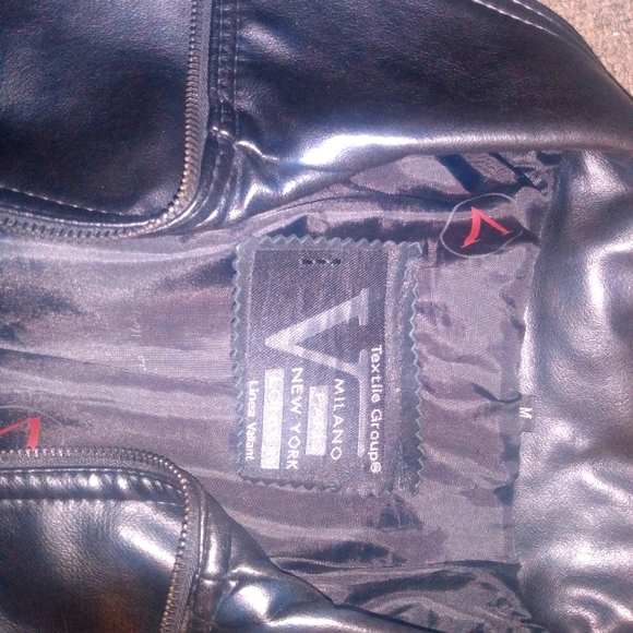 Brand new leather jacket, beautiful jacket never worn made by V high end leather - Picture 1 of 4